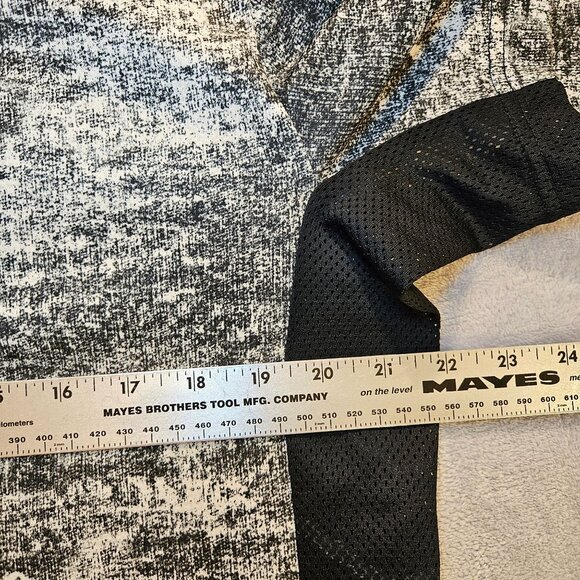 Nike Running Dri-Fit Mens L Black White Performance T Shirt Vented Wicking - Picture 9 of 13